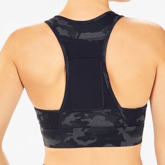 Fabletics Mila medium impact camo sports bra - Picture 3 of 4